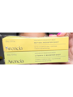 Arencia booster shot renewal vitamin c and retinol set